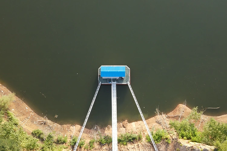 Folyóvízbeszívó szivattyúállomás